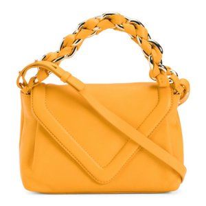 NWT Vince Camuto Lyona Leather Crossbody | Mango Sorbet 🍊